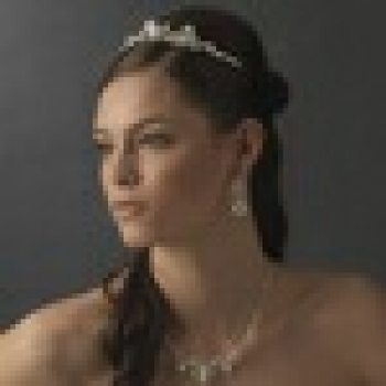 Glamorous Crystal Clear Tiara Headpiece