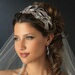Antique Silver Clear Multi Cut Rhinestone Royal Tiara Headpiece 9958
